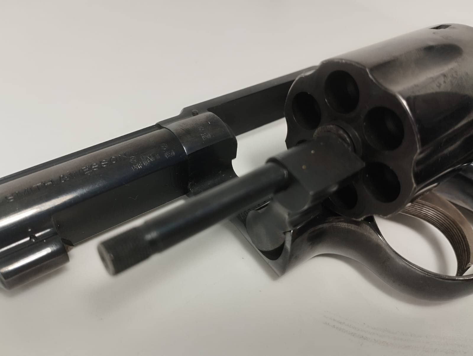 REVOLVER S&W MOD.13 CAL.357 MAGNUM CANNA SPINATA