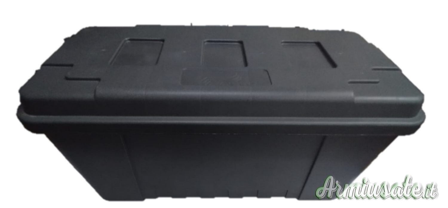 BAULE PLANO SPORTSMAN’S TRUNK MEDIO COLOR. NERO