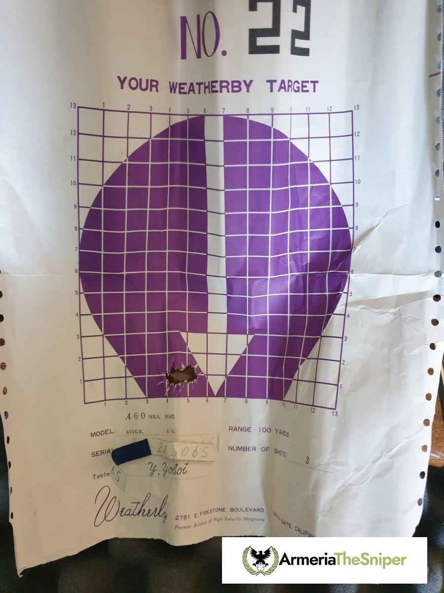 WEATHERBY MARK 5 DLX CUSTOM Cal. 460 Win Mag