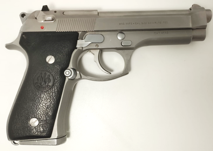 PISTOLA S.A. BERETTA MOD. 98FS CAL. 9X21 +1C. INOX