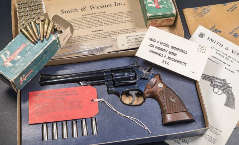 Revolver S&W Smith & Wesson 53 cal 22 Jet