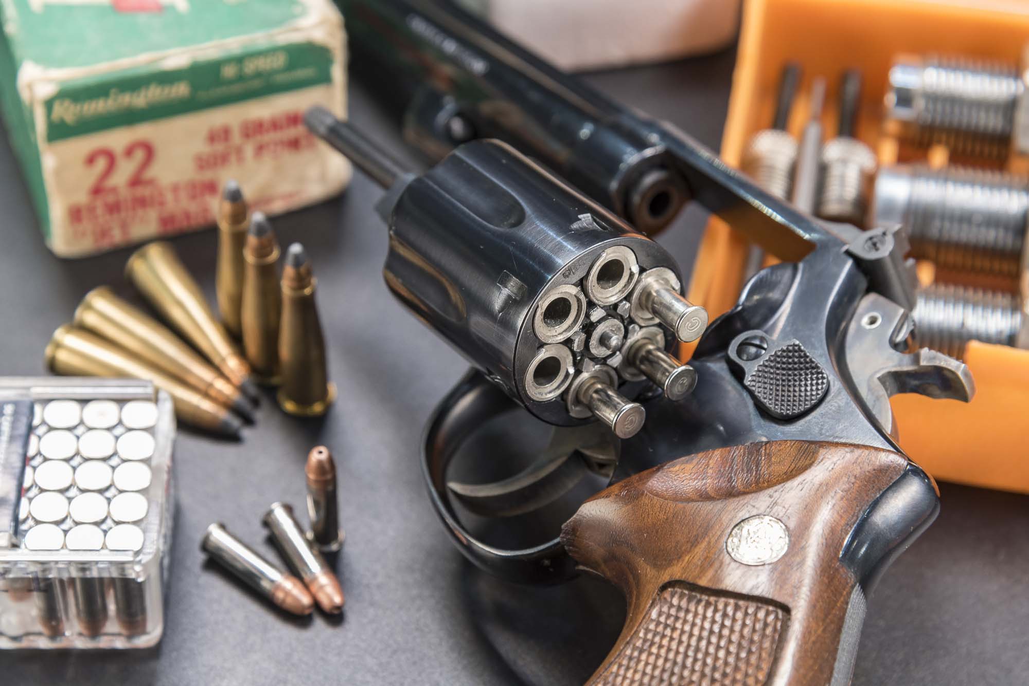 Revolver S&W Smith & Wesson 53 cal 22 Jet