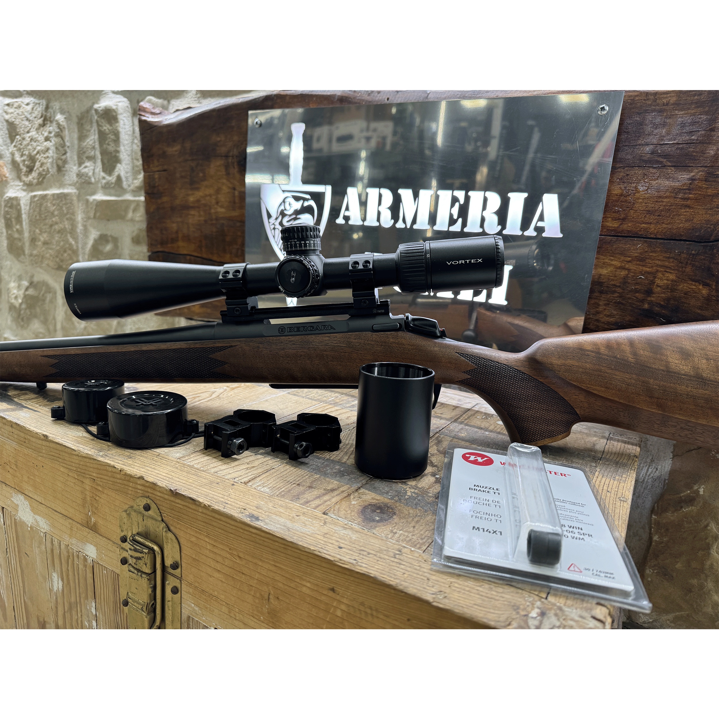 BERGARA B14 TIMBER RIFLE cal. 30-06 +Ottica Vortex+Rompifiam