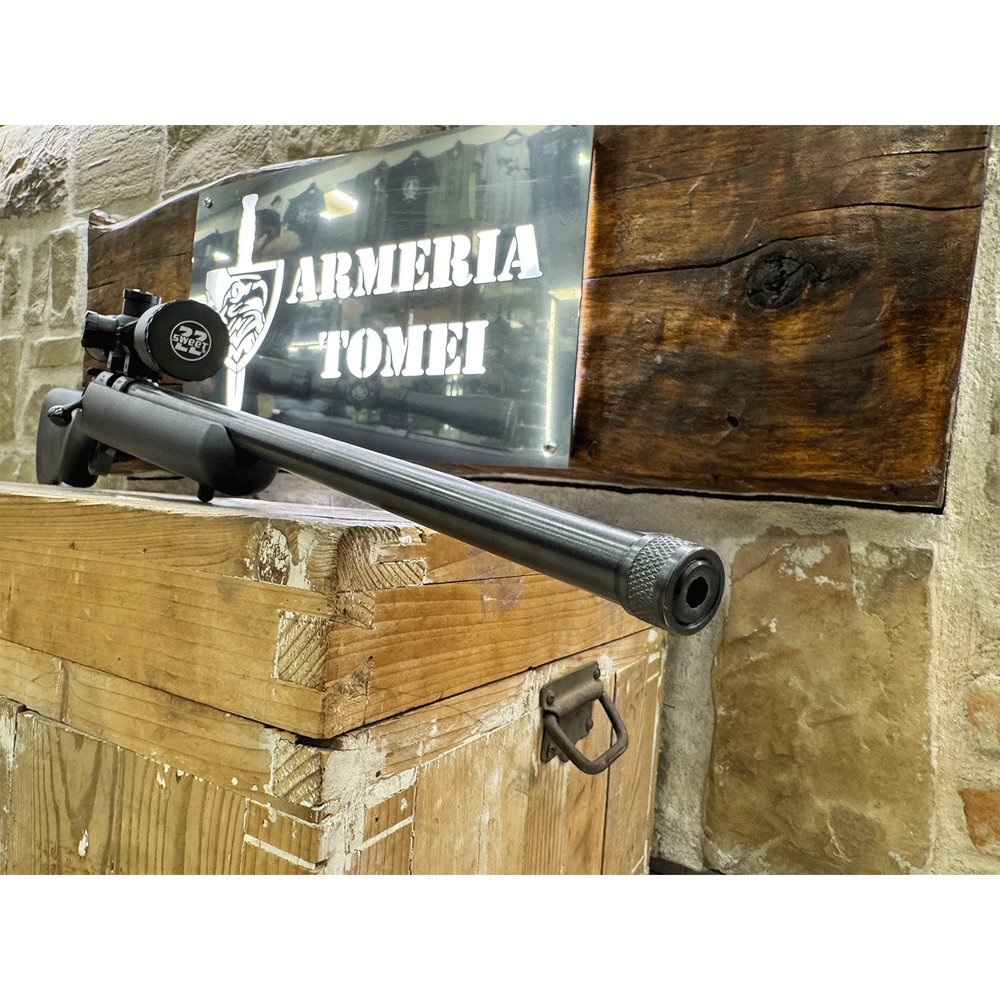 Carabina CZ 455 cal. 22LR con ottica BSA 6-18×40
