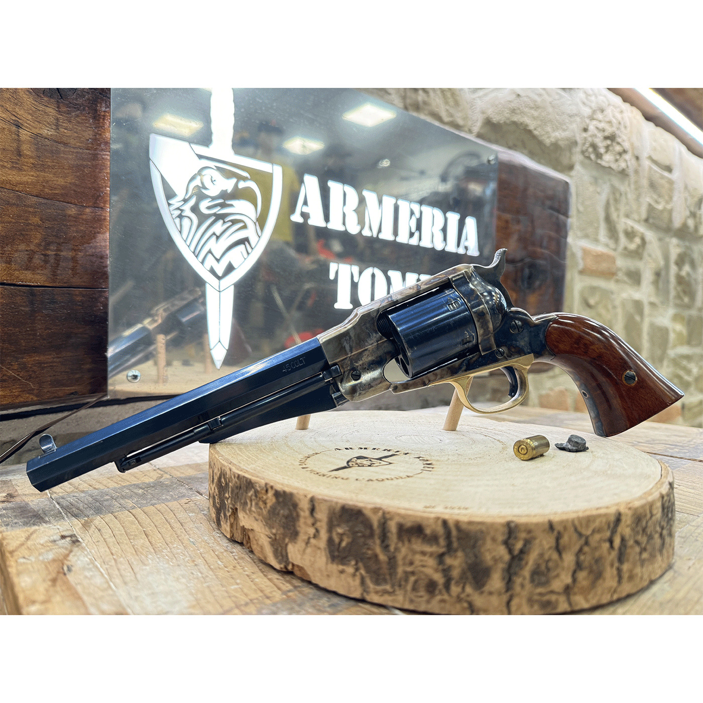 Revolver UBERTI 1858 New Army Conversion canna 8″ cal 45 Col