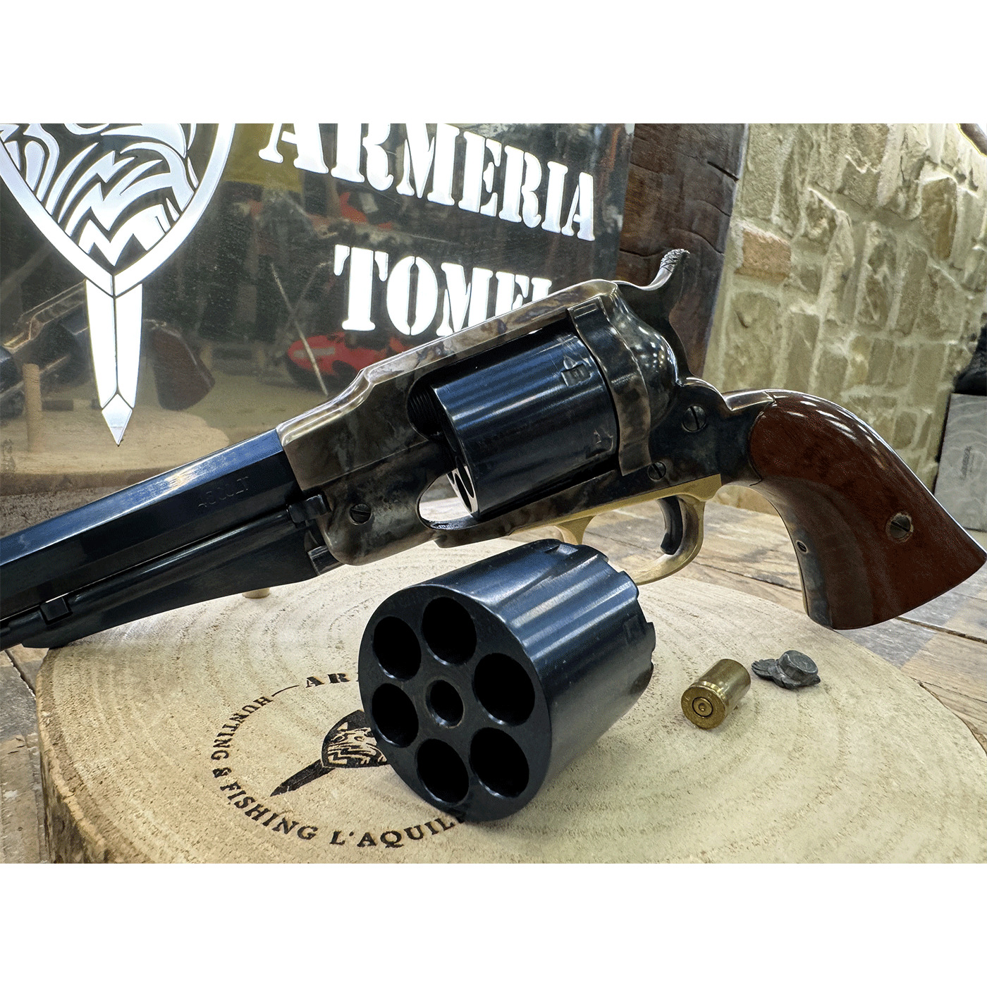 Revolver UBERTI 1858 New Army Conversion canna 8″ cal 45 Col