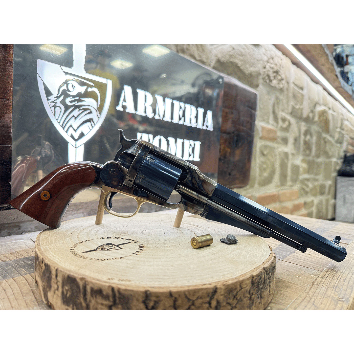 Revolver UBERTI 1858 New Army Conversion canna 8″ cal 45 Col