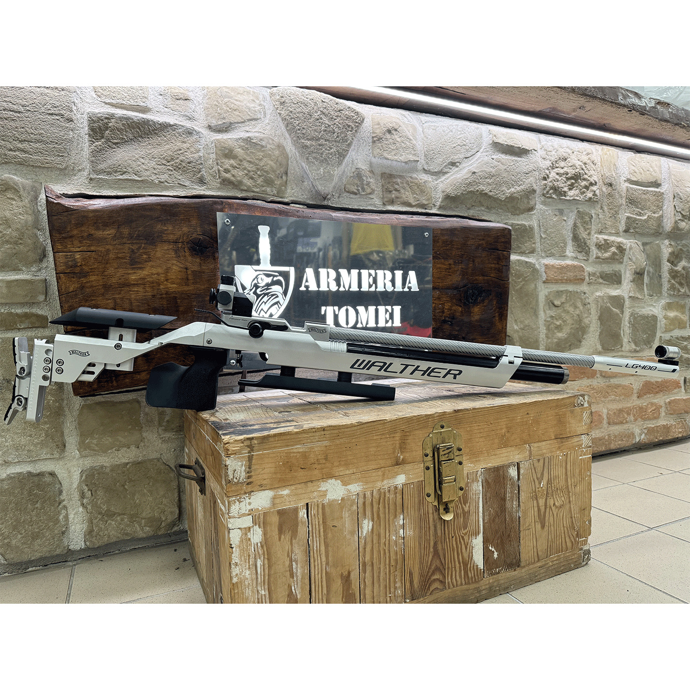 Carabina WALTHER LG-400 COMPETITION SILVER