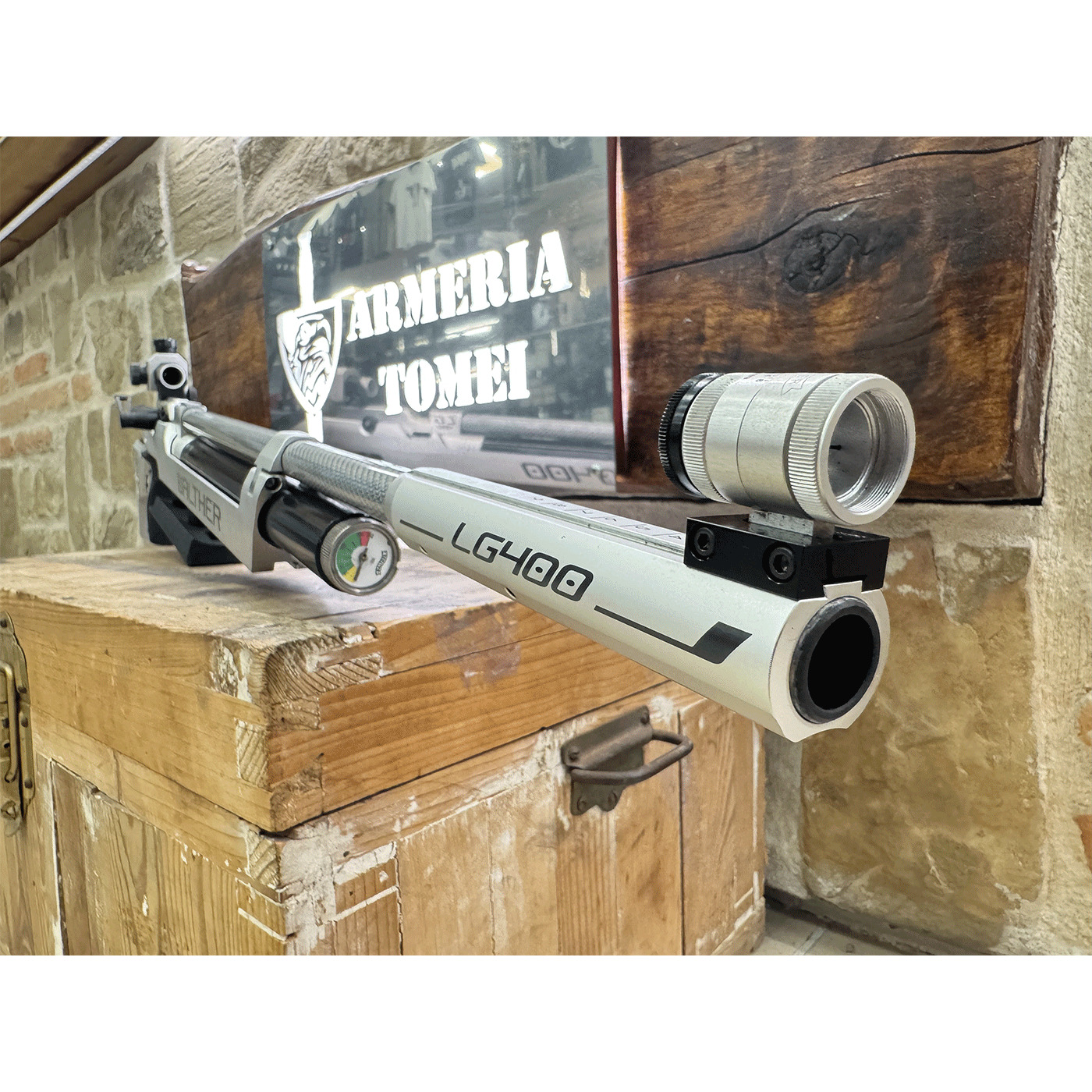 Carabina WALTHER LG-400 COMPETITION SILVER