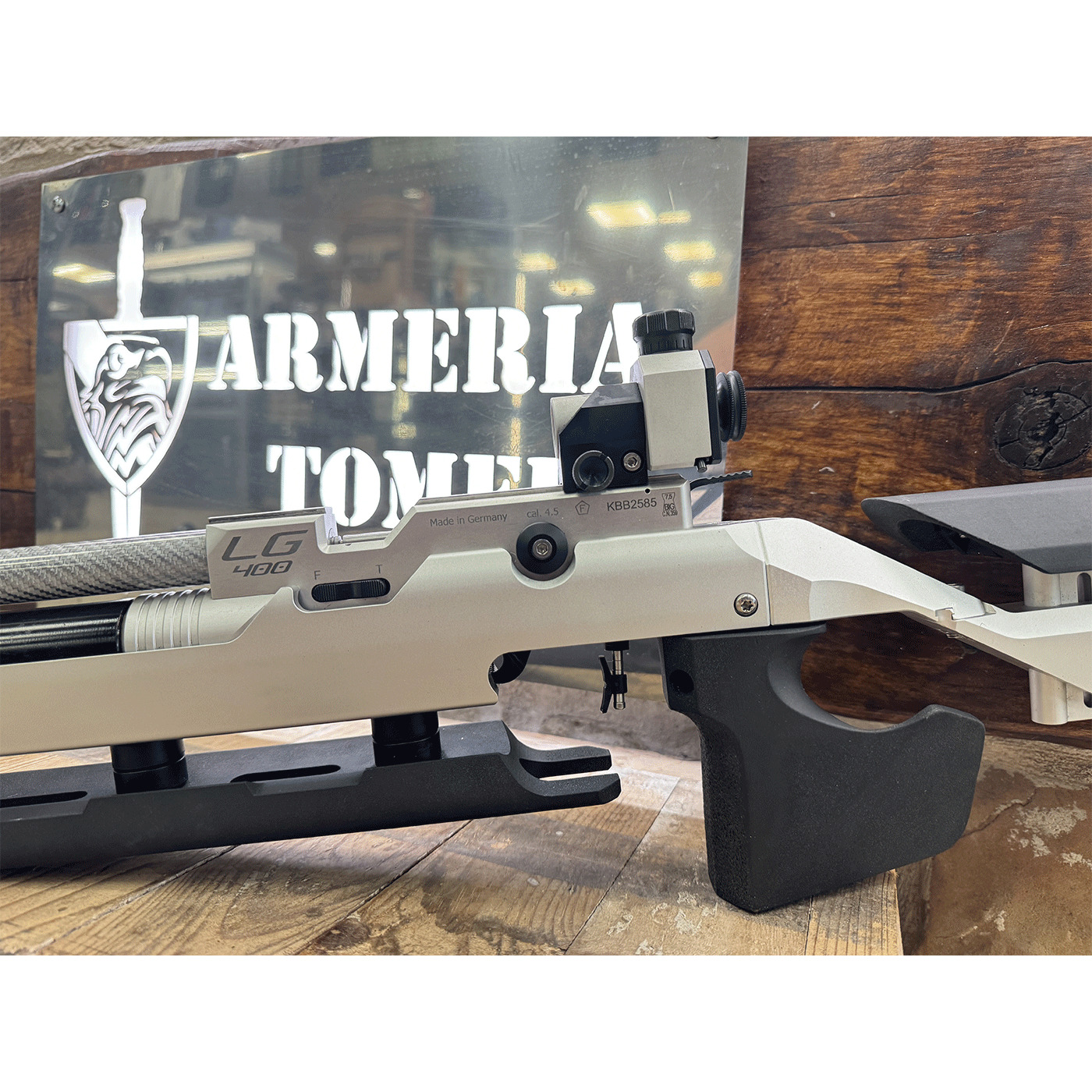 Carabina WALTHER LG-400 COMPETITION SILVER