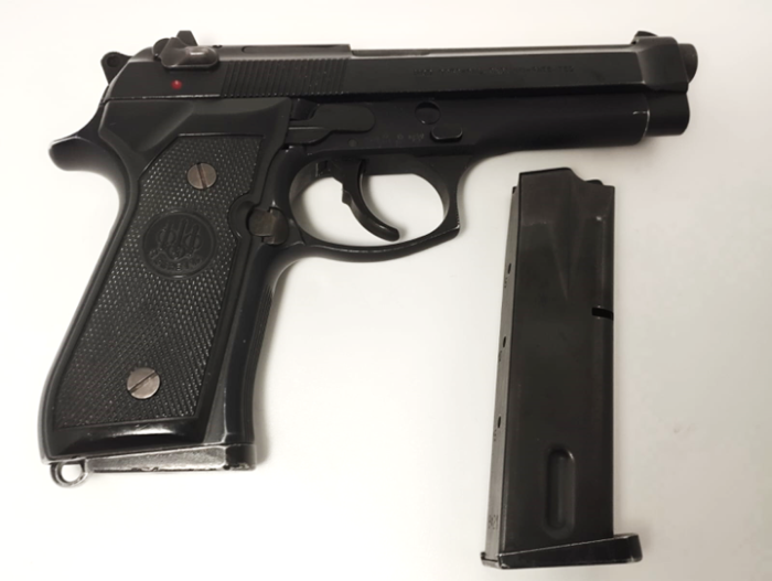 PISTOLA S.A. BERETTA MOD. 98FS CAL. 9X21 +1C. NERA