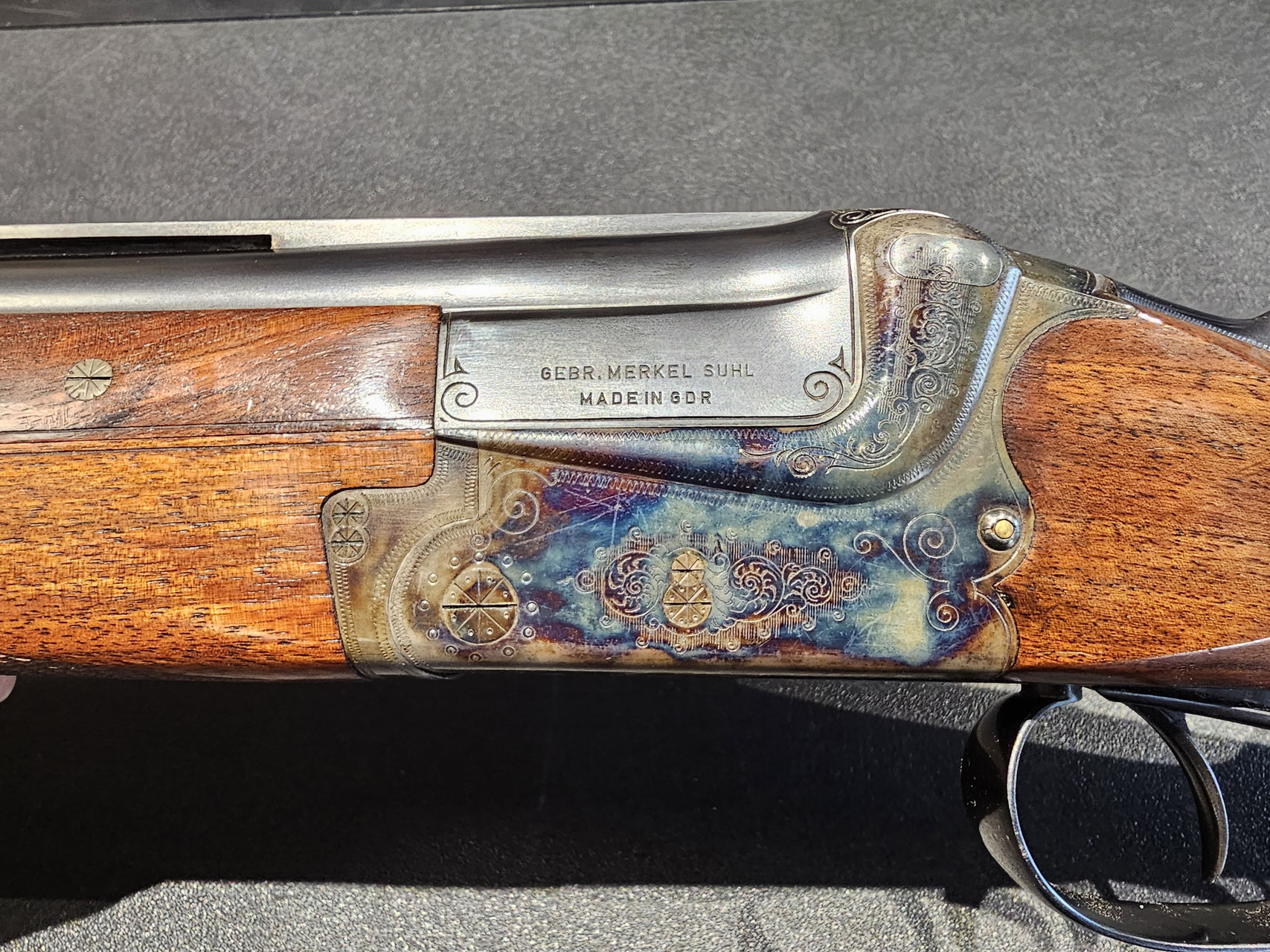 Sovrapposto cal. 12 MERKEL finitura tartarugata