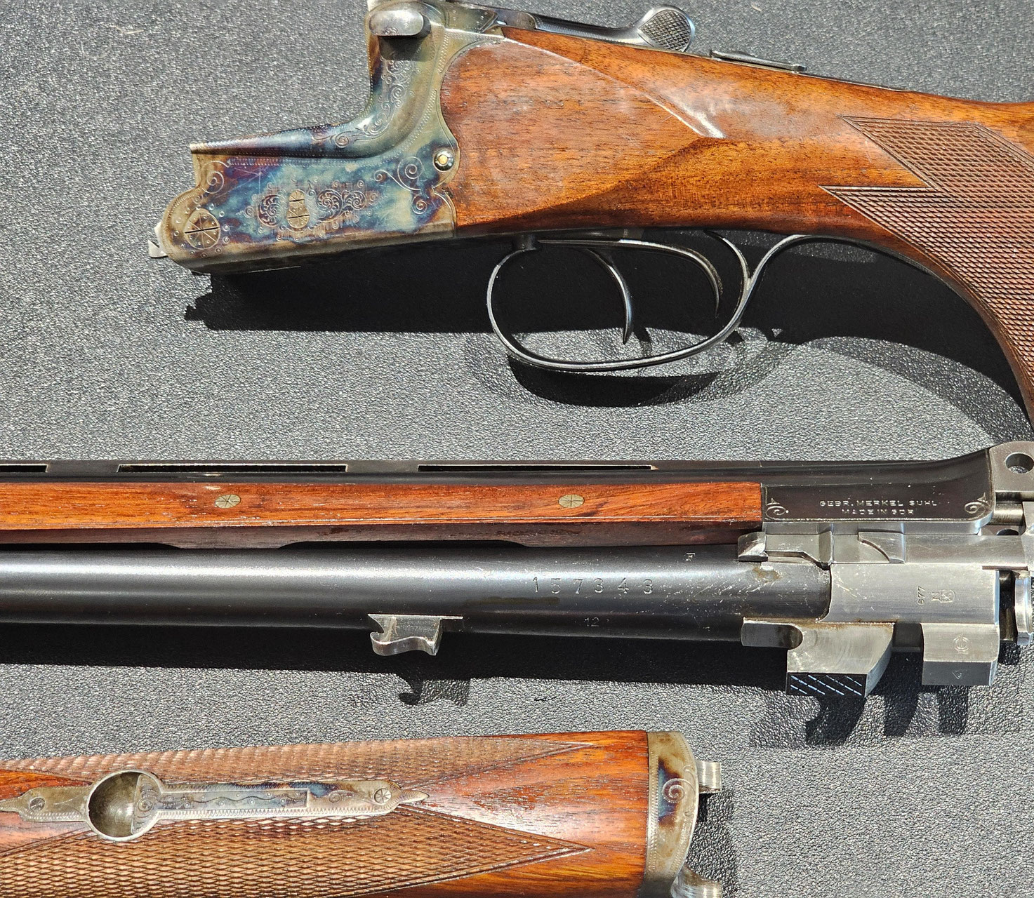 Sovrapposto cal. 12 MERKEL finitura tartarugata