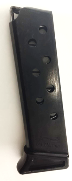 Caricatore Walther modello PP calibro 7,65 originale, usato.
