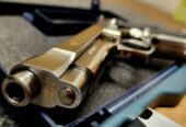 Vendo beretta 98 stainless gold
