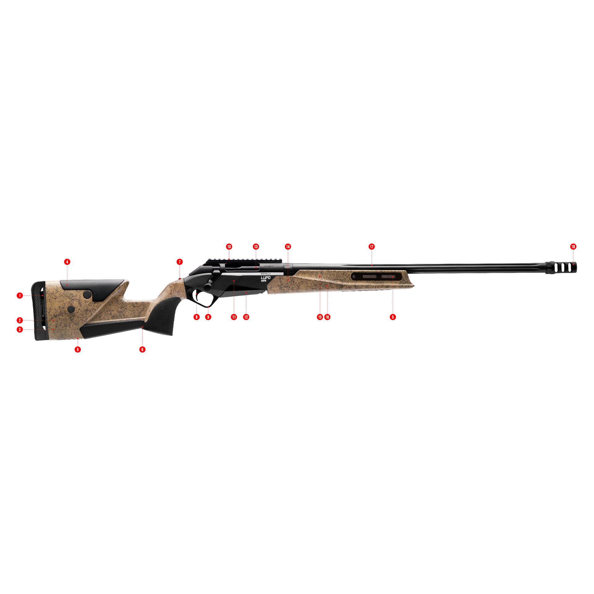 Benelli Lupo HPR BE.S.T. Cal. 6,5 Creedmoor NUOVA Rif. 33557