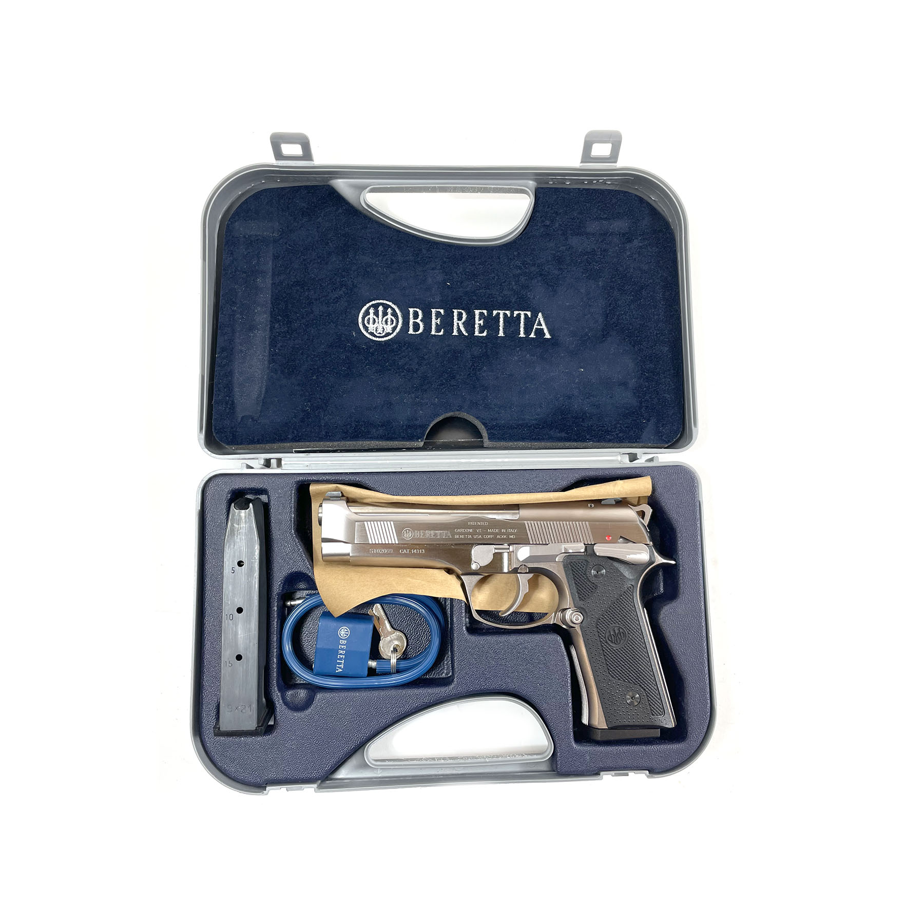 Beretta 98 Steel I Cal. 9x21mm USATA (Rif. 33595)