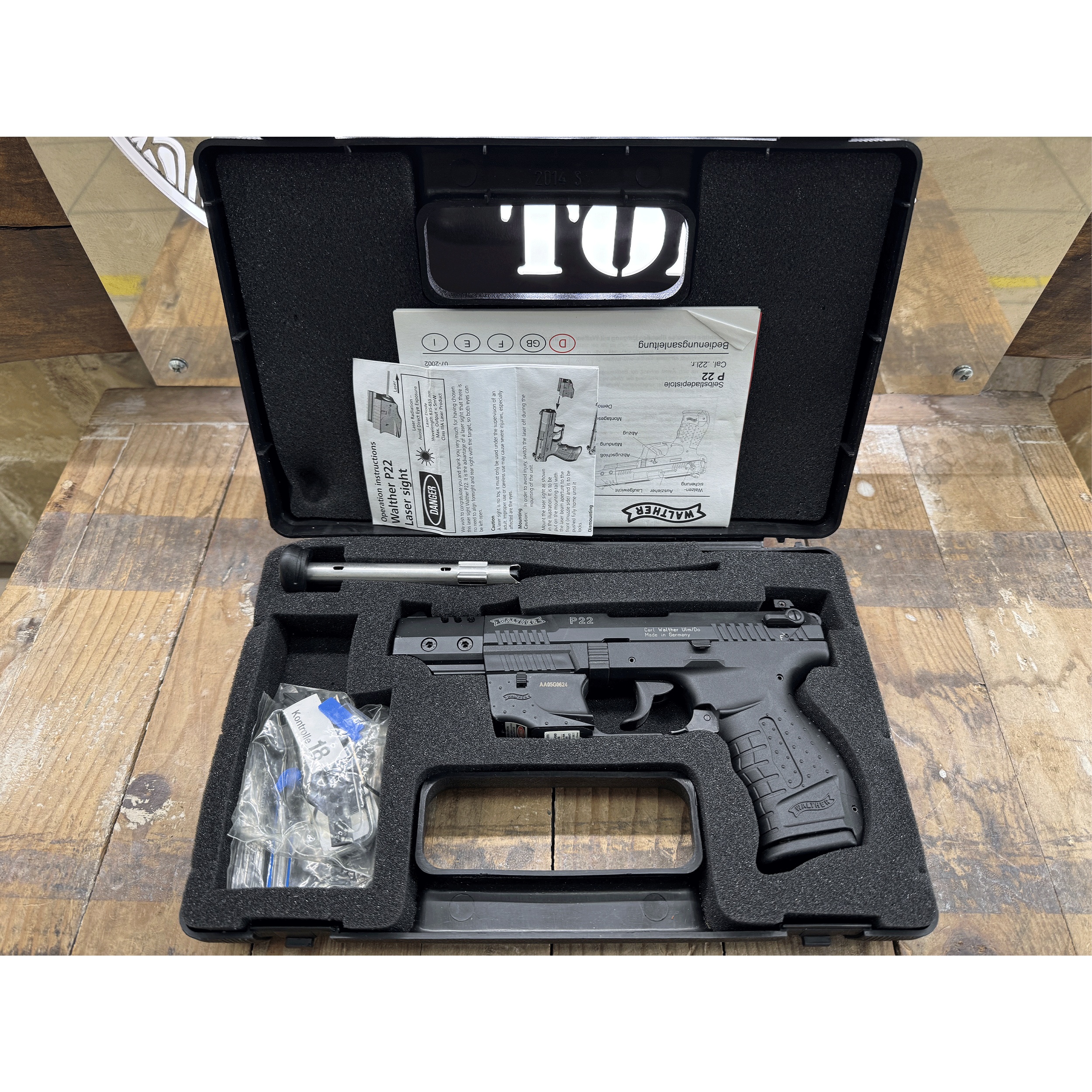 WALTHER MOD. P22 TARGET cal. 22LR