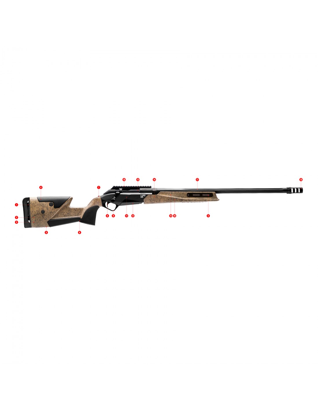 Benelli Lupo HPR BE.S.T. Cal. 308 Winchester (Rif. 34307)