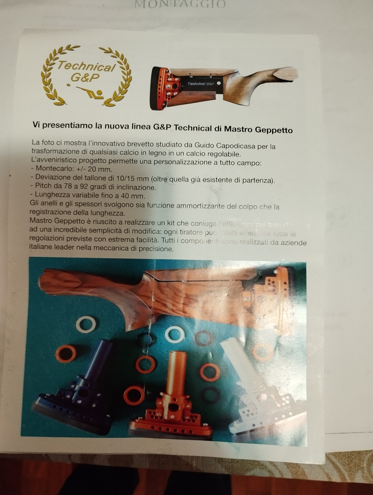 Vendo bel calcio regolabile Per Beretta serie 682 / 690/ 692