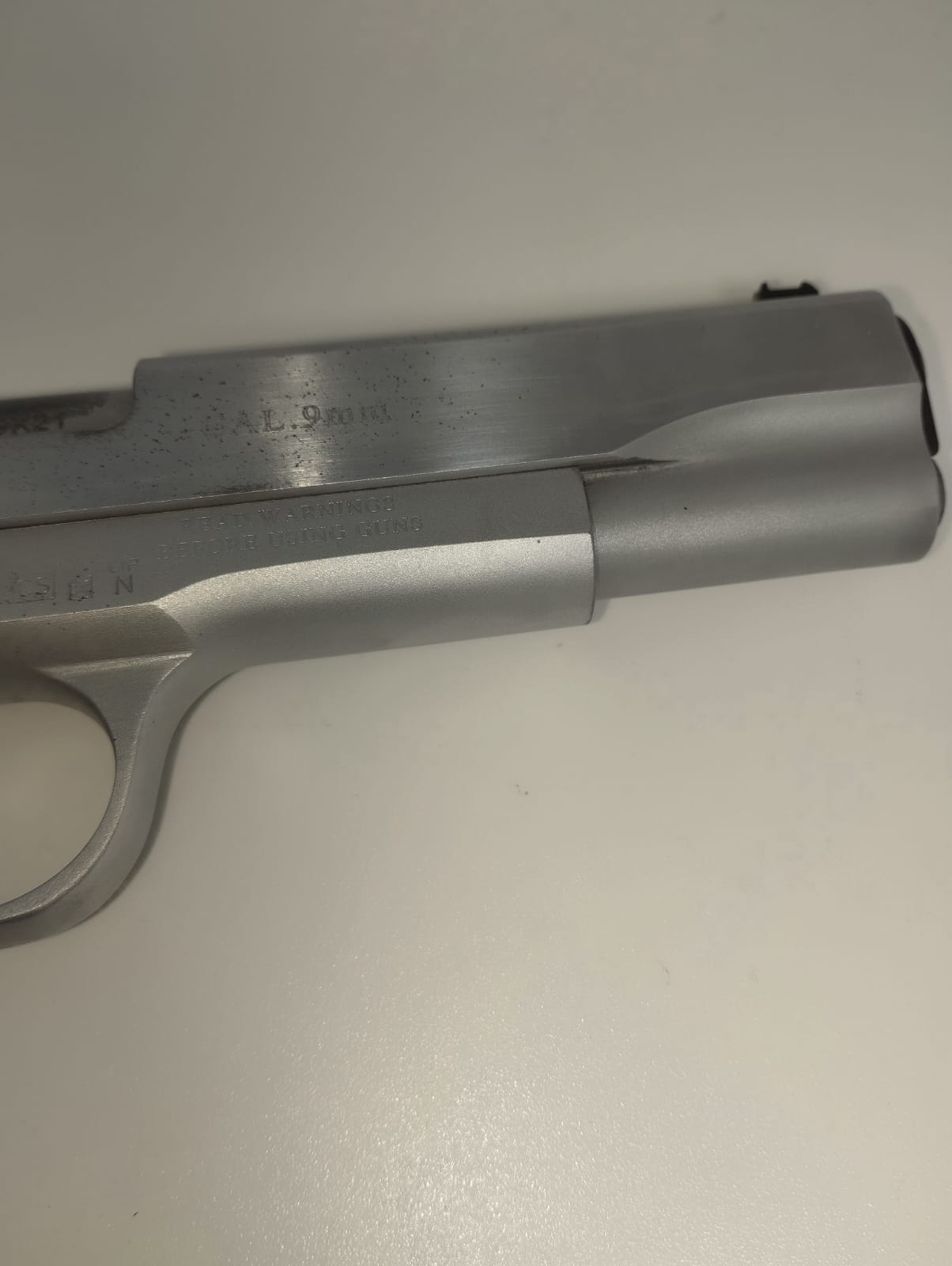 PISTOLA S.A. TANFOGLIO MOD. WITNESS 1911 CUSTOM CROMATA CAL