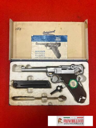 MAUSER LUGER P08 CROMATA CANNA 5″