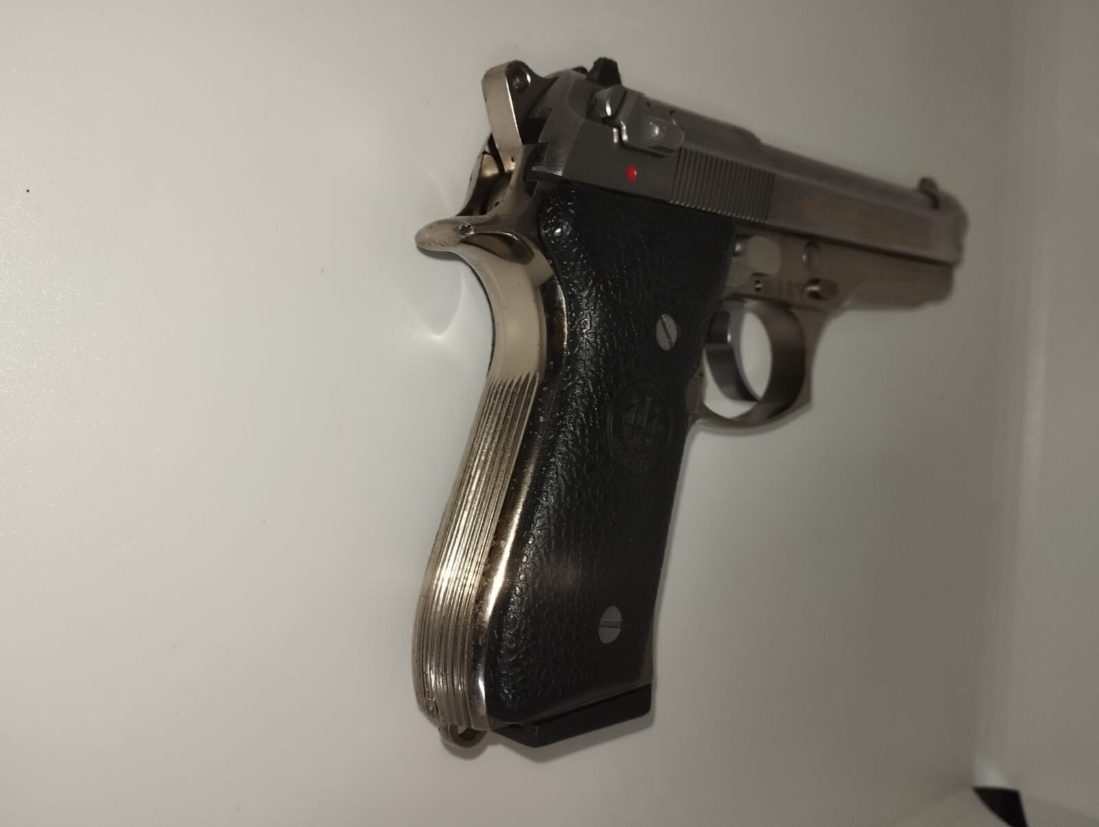 PISTOLA BERETTA MOD.98FS STAINLESS GOLD CAL.9X21+1C.