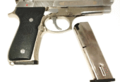 PISTOLA BERETTA MOD.98FS STAINLESS GOLD CAL.9X21+1C.