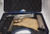 PISTOLA BERETTA MOD.98FS STAINLESS GOLD CAL.9X21+1C.