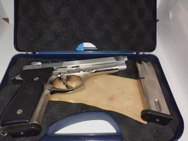 PISTOLA BERETTA MOD.98FS STAINLESS GOLD CAL.9X21+1C.