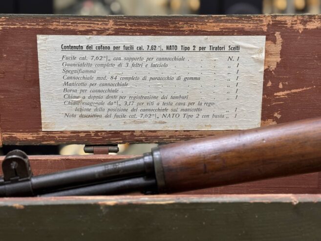 Carabina Breda meccanica Romana Garand T2 Sniper cal 308 Win