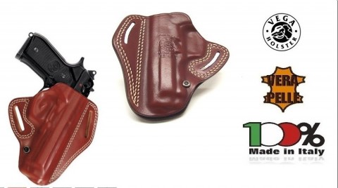 Fondina in cuoio aperta. HB163 PER PISTOLA 1911/Government A