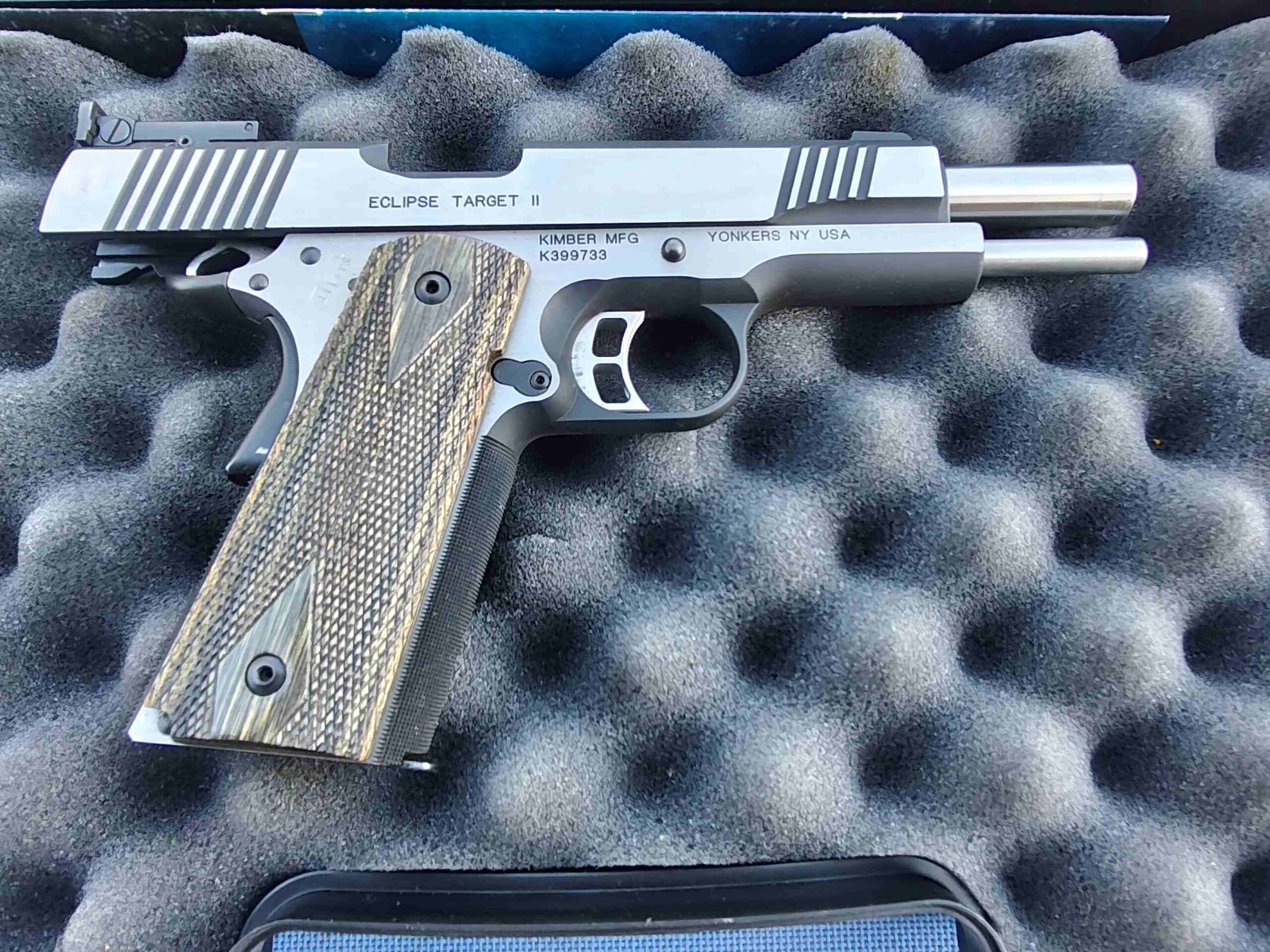 Kimber Eclipse Targhet II 45 ACP Bicolore