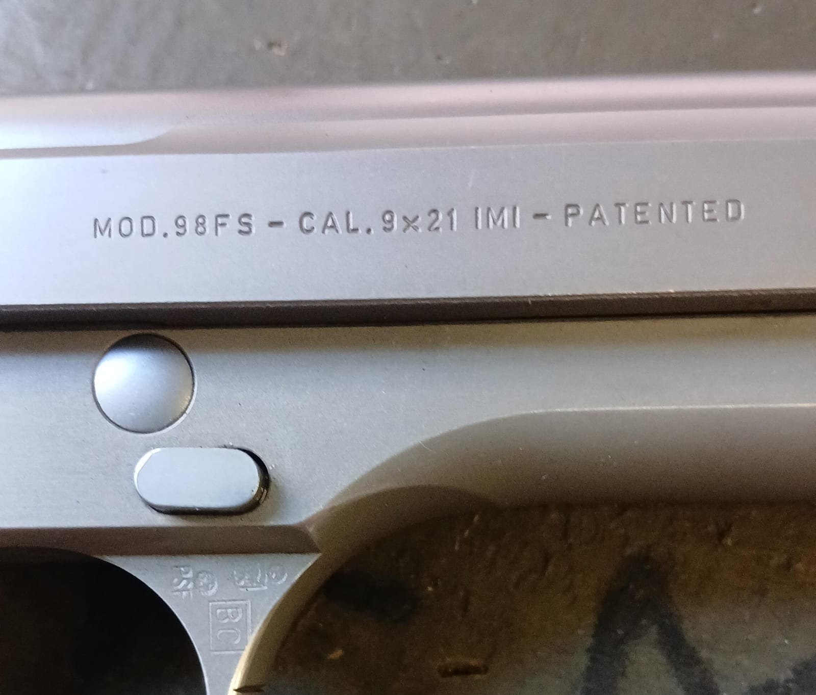 Beretta 98FS Stainless (in Acciaio Inox)- 9X21