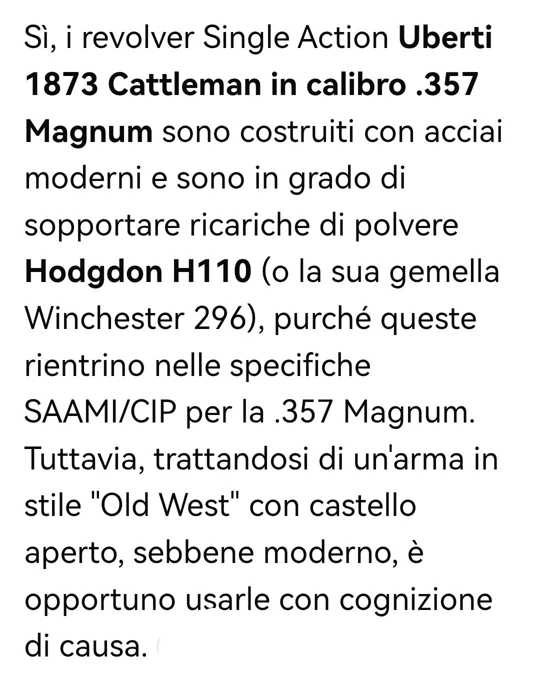 A.Uberti Cattleman mod 1873 / 357mag