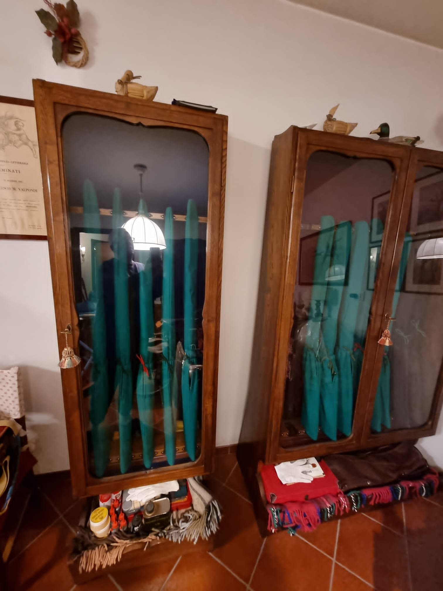 vendita fuciliere di varie misure in castagno metà anni 60