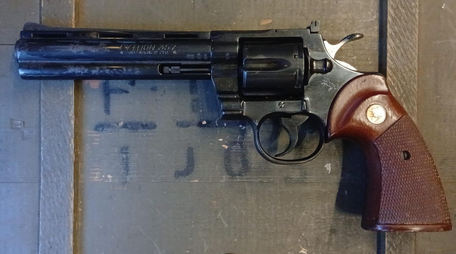 Colt Python Canna 6 Pollici Brunito