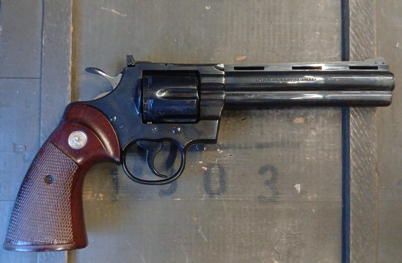 Colt Python Canna 6 Pollici Brunito
