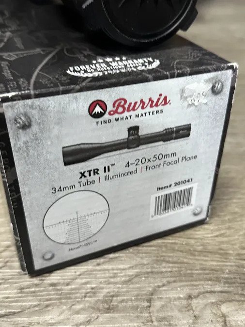 Cannocchiale da puntamento Burris XTR2 4-20×50