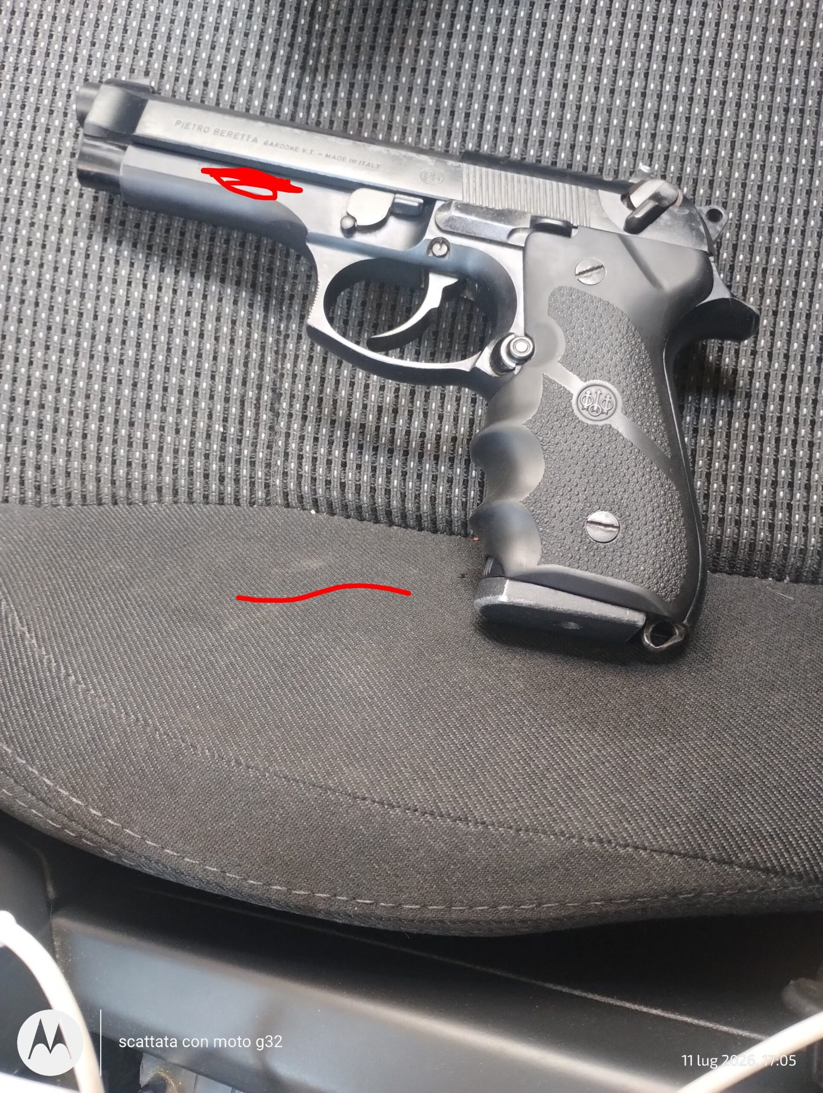 vendo beretta 98 fs completa di valigetta e caricatore