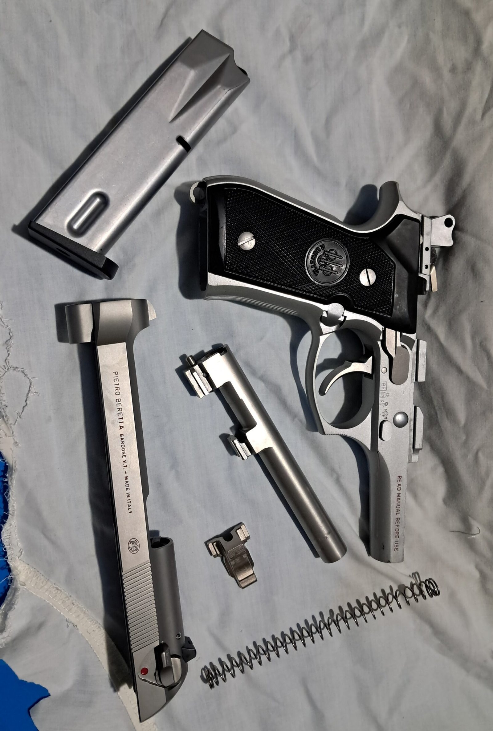 BERETTA 98 FS STAINLESS INOX CAL 9X21