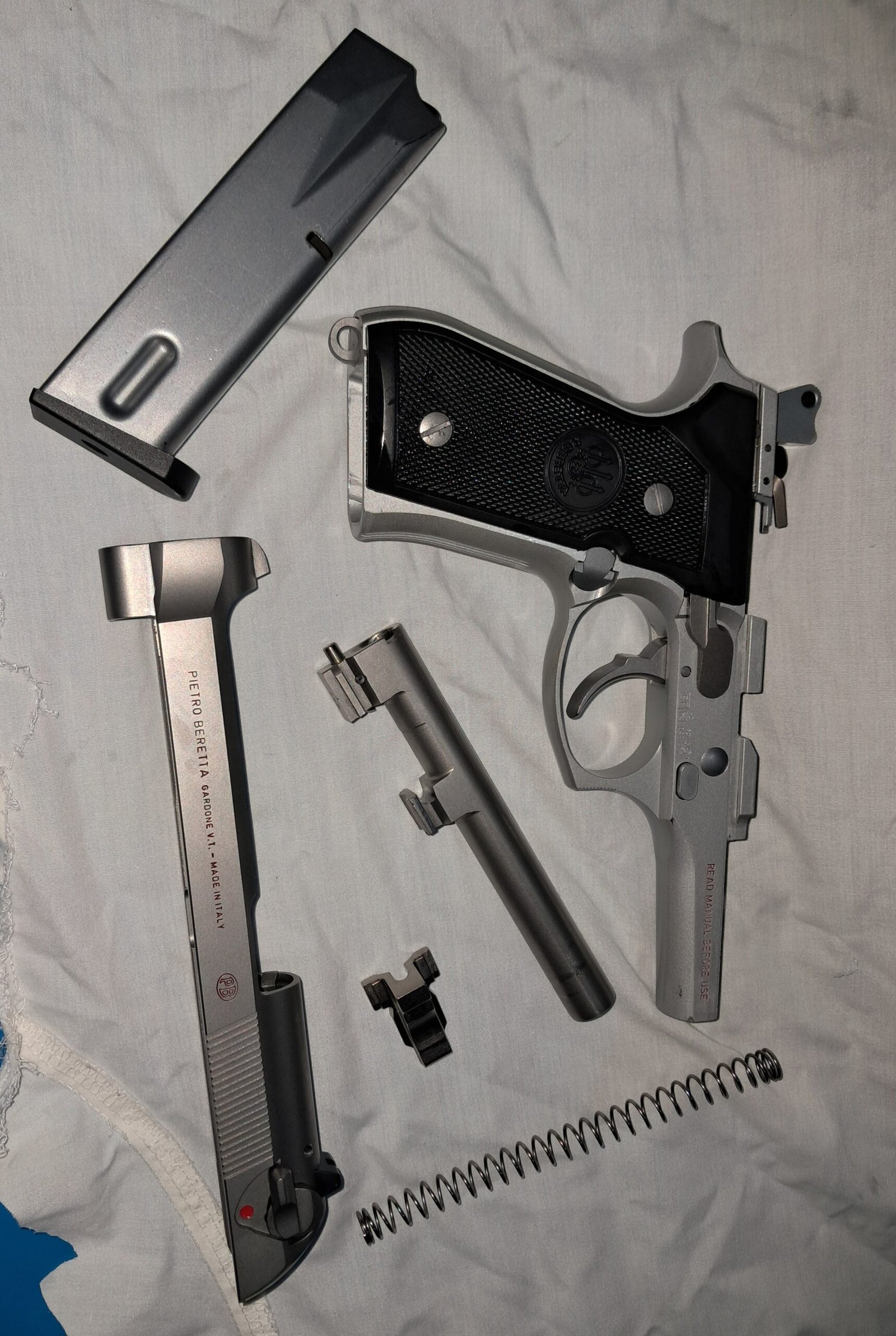 BERETTA 98 FS STAINLESS INOX CAL 9X21