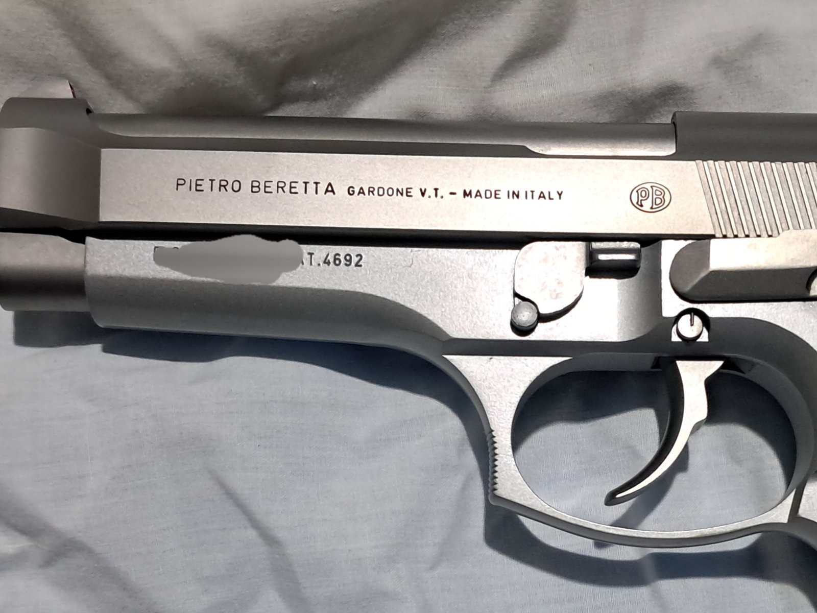 BERETTA 98 FS STAINLESS INOX CAL 9X21