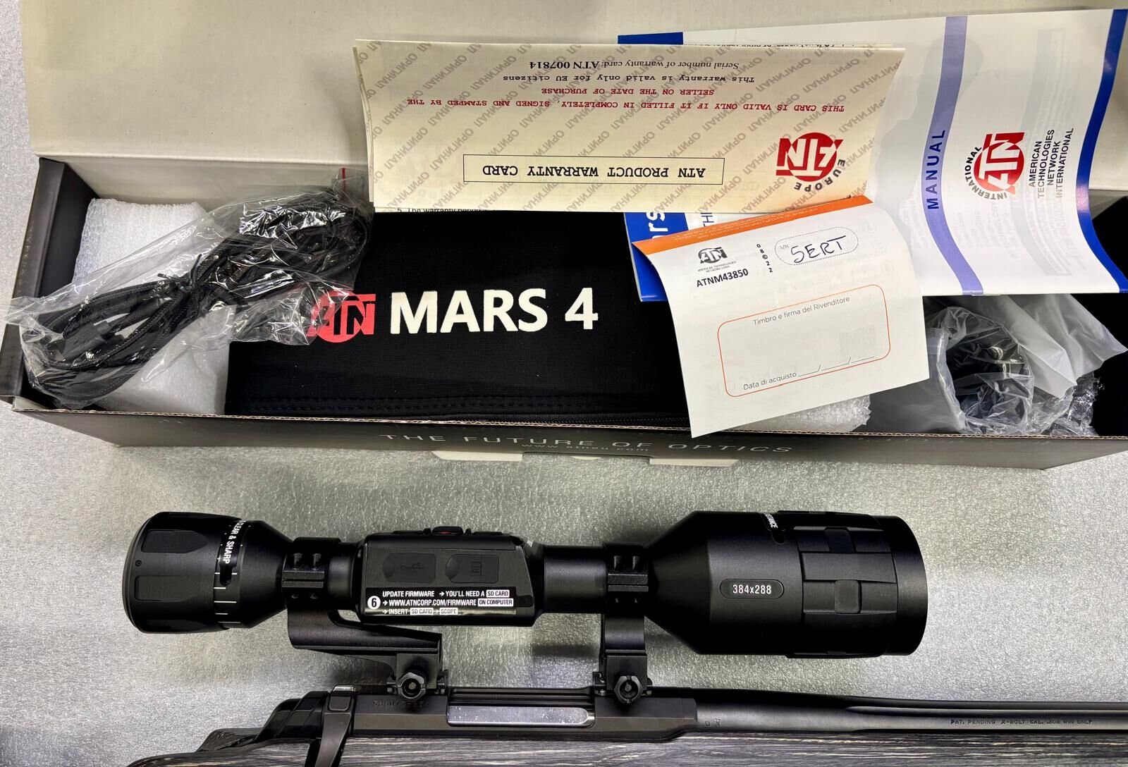 BROWNING X-BOLT VARMINT 308WIN + ATN MARS4 384 50MM