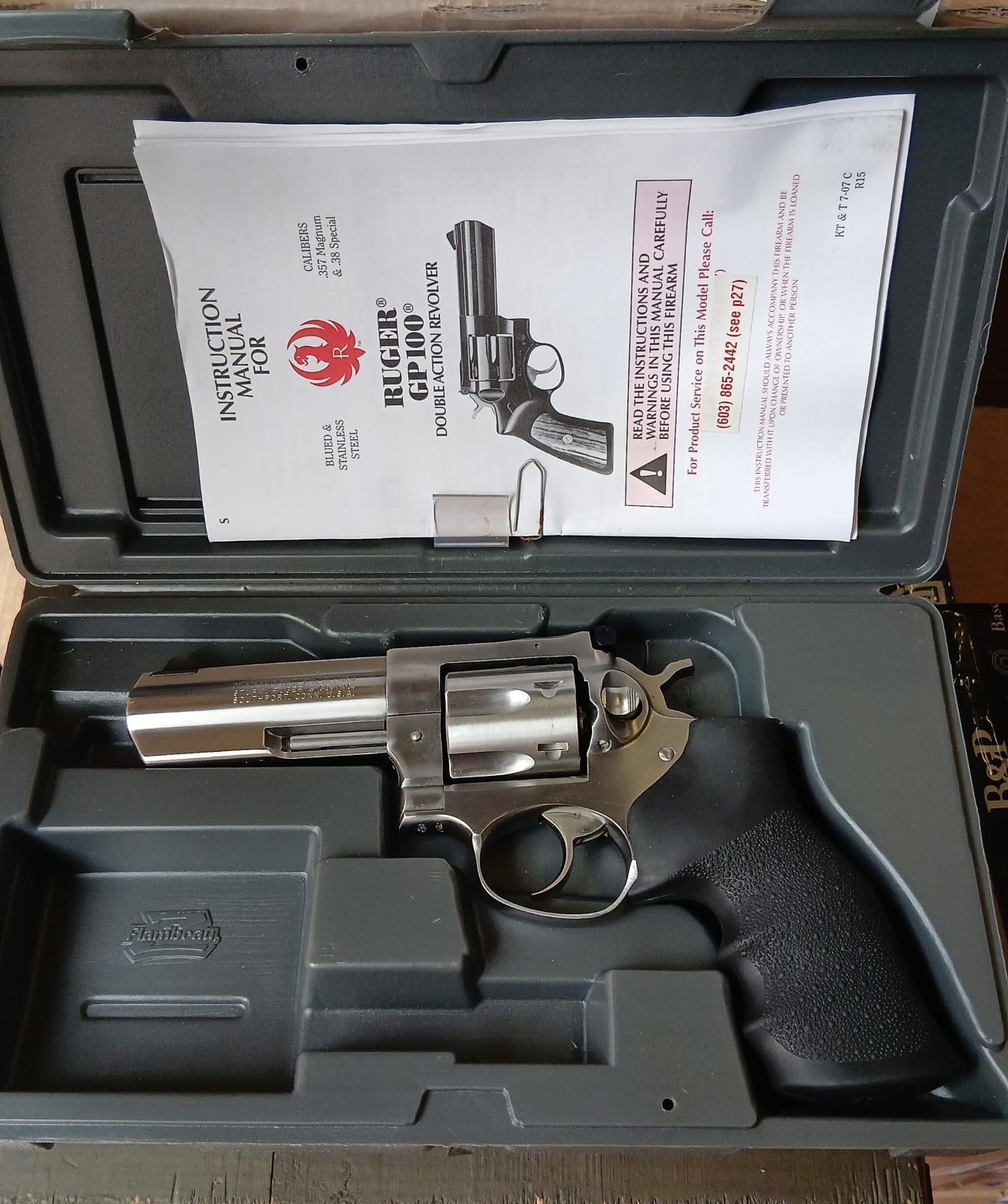 Ruger GP100 4 Inch Inox