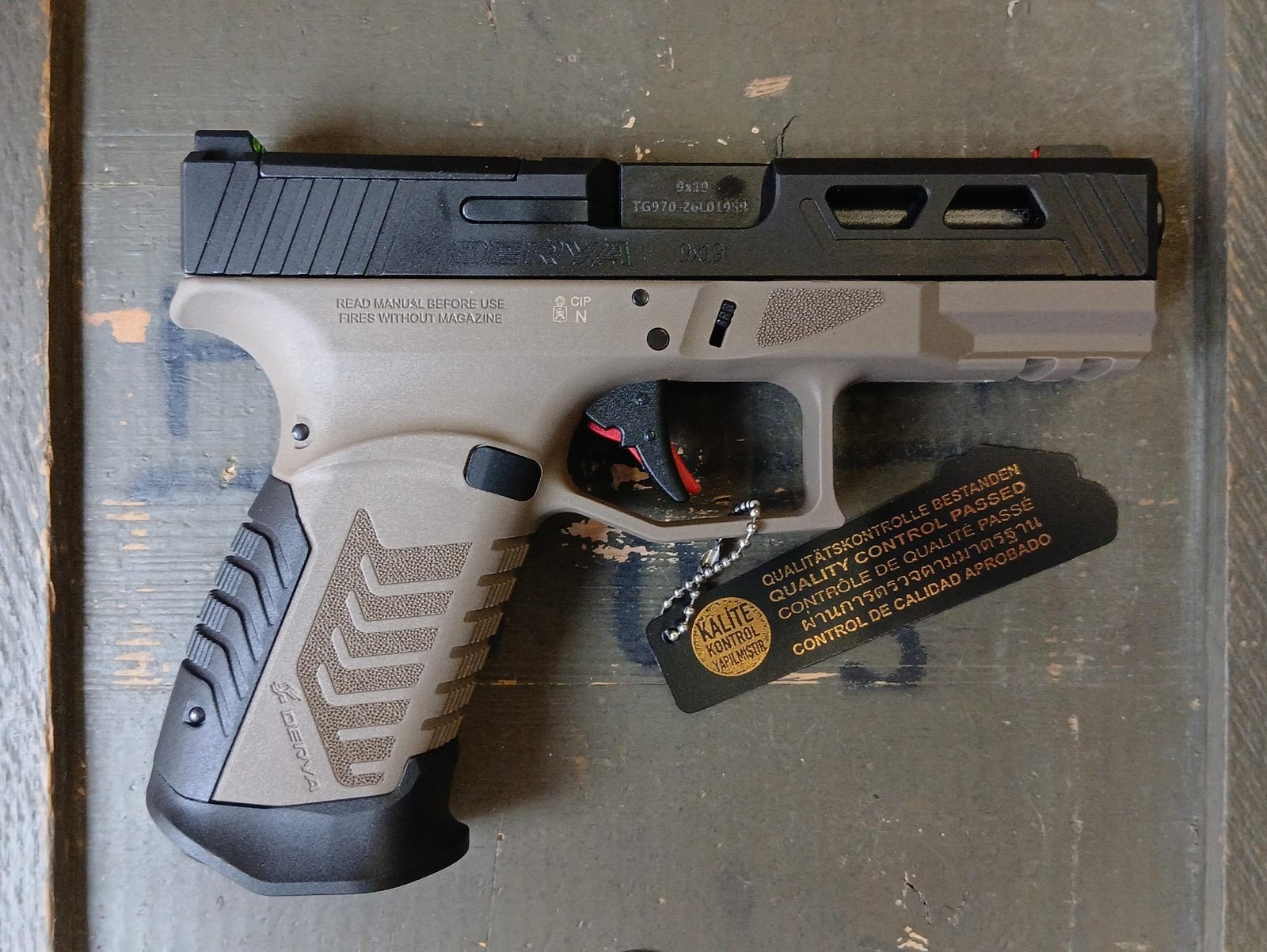 Derya DY9 Optic Ready Tan
