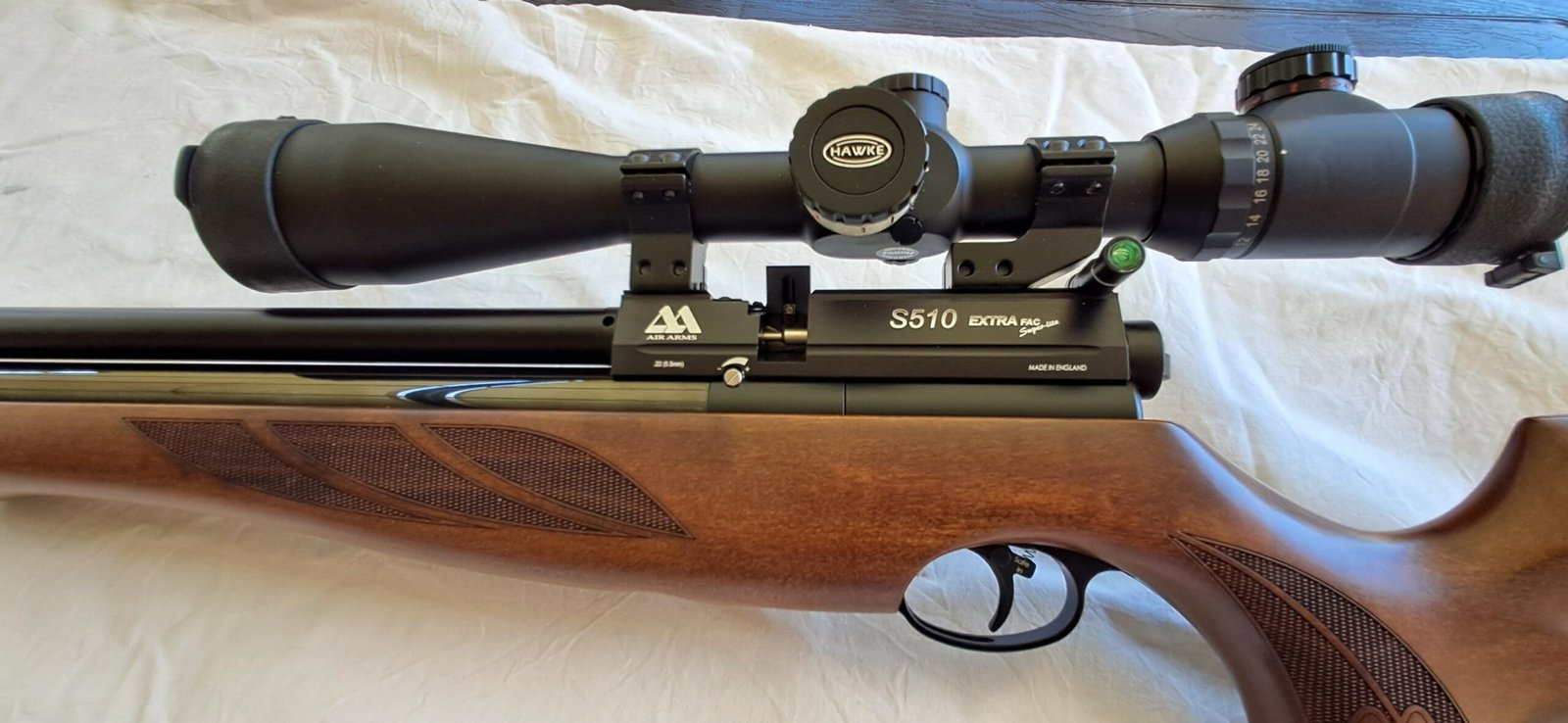 Vendo carabina PCP “Air Arms S510 Extra FAC SL” (5,5mm)